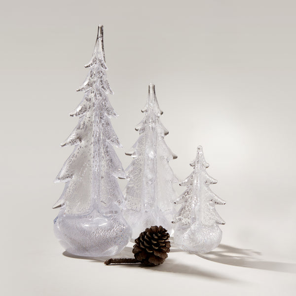 Silver Leaf Evergreen Trio view 2