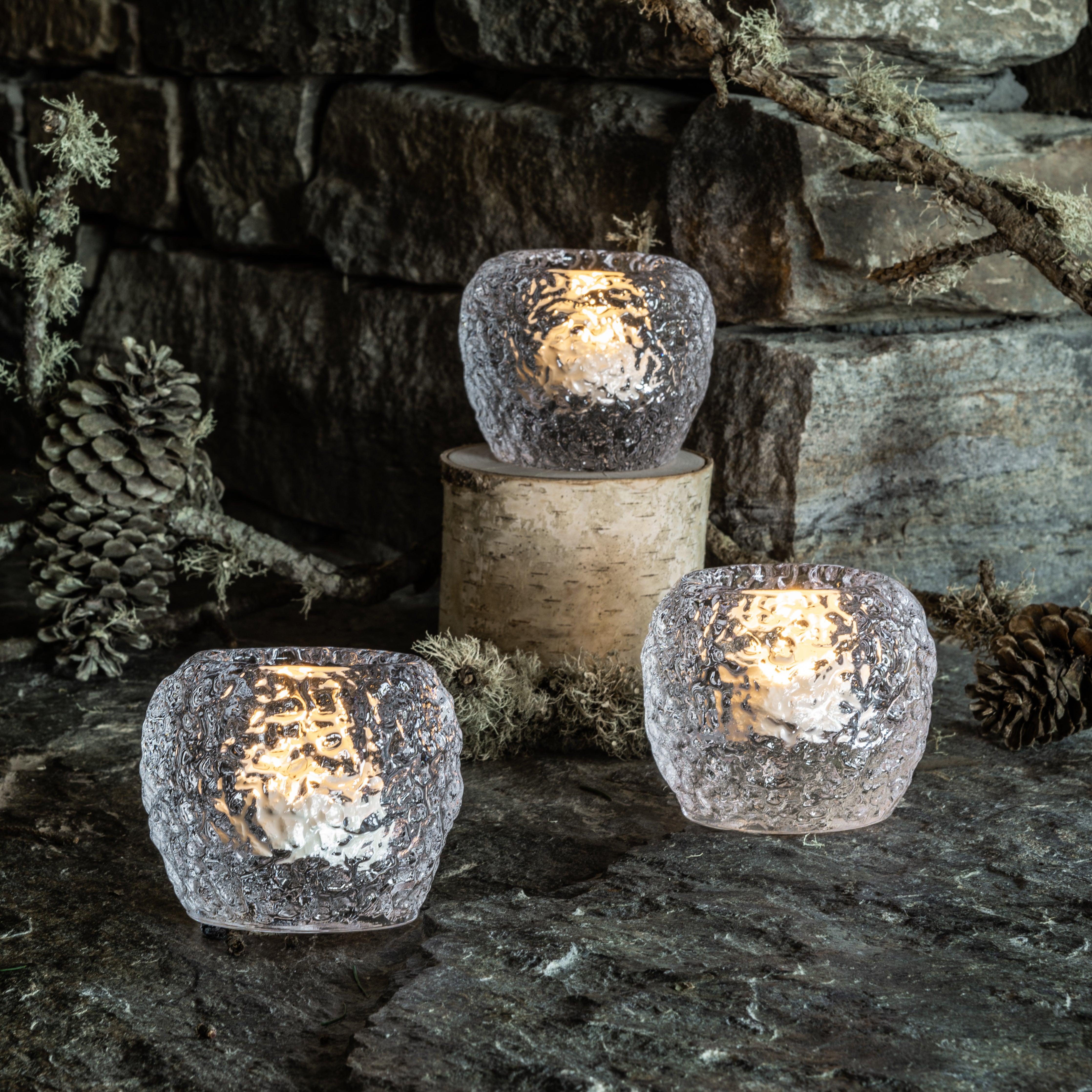 LoveYourBrain Snowball Tealight Trio - Thumbnail 3