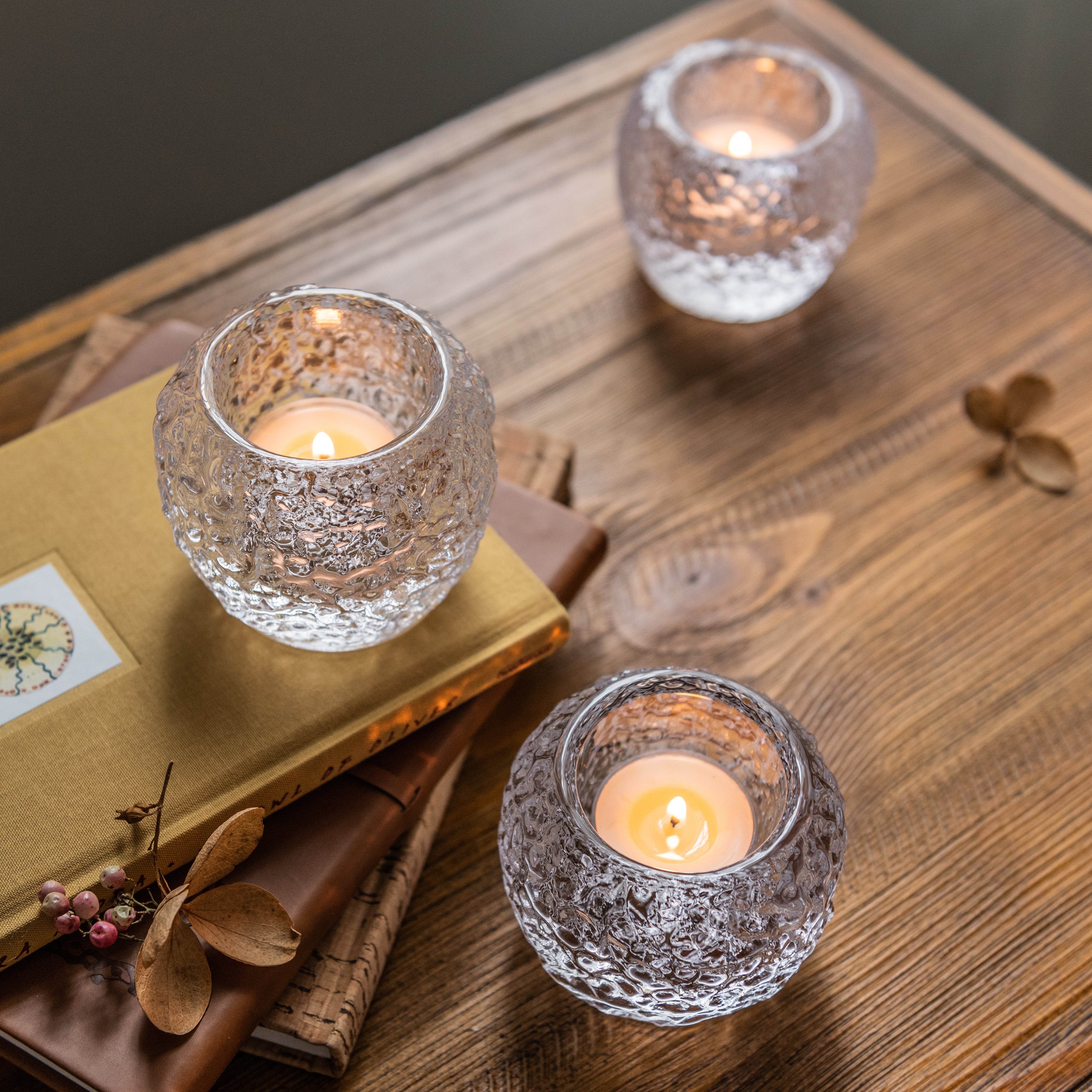 LoveYourBrain Snowball Tealight Trio - Thumbnail 5