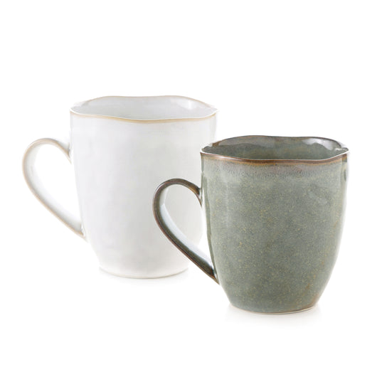 Burlington Cloud and Moss Glen Mugs, Set of 2 view 1