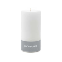White Pillar Candle view 3